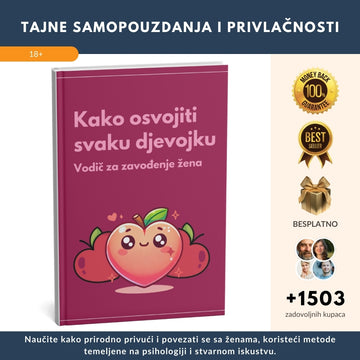 Najprodavaniji vodič za muškarce otkriva REVOLUCIONARNE tehnike koje garantiraju uspjeh u zavođenju svake žene + BONUS