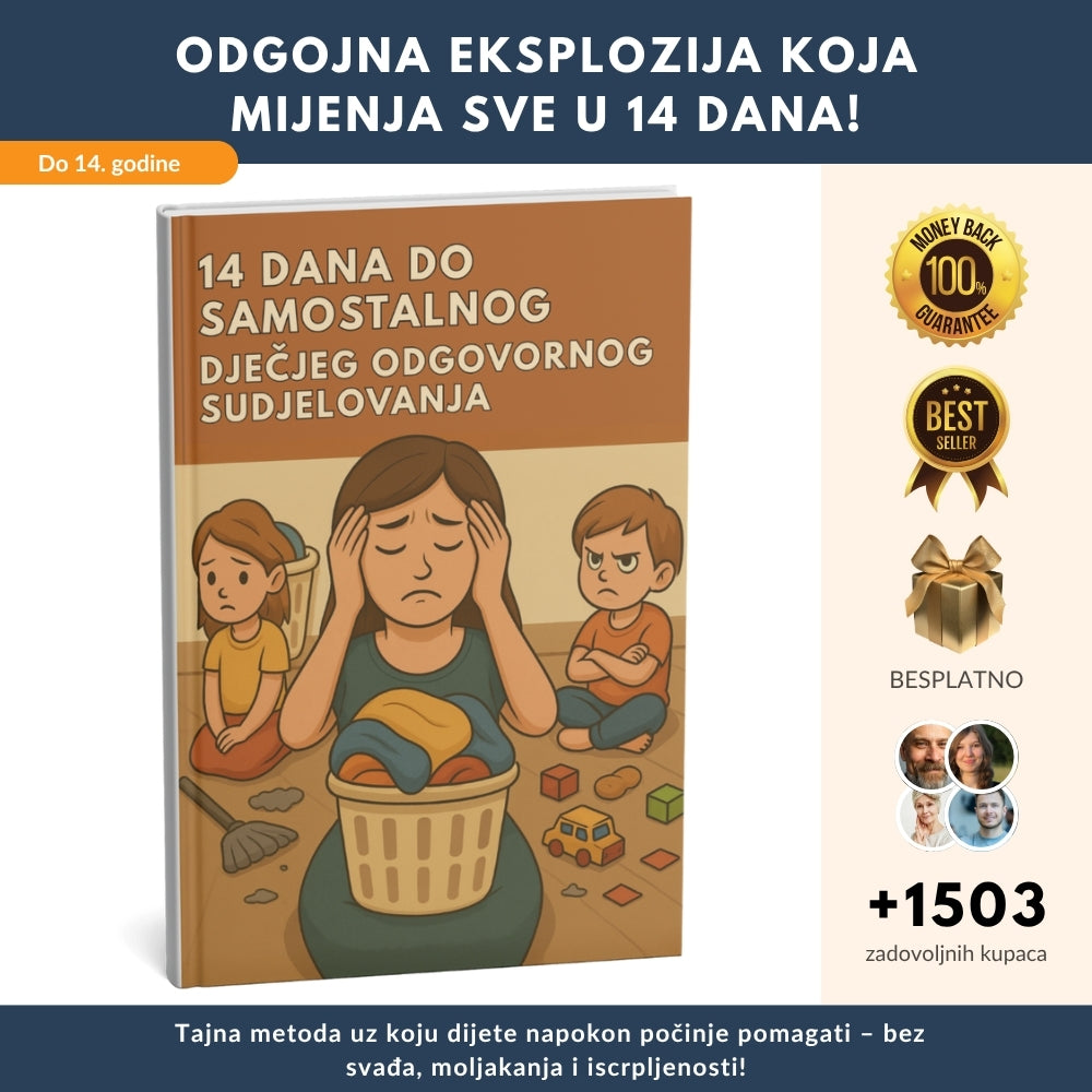 Tajna metoda uz koju dijete napokon počinje pomagati – bez svađa, moljakanja i iscrpljenosti + BONUS